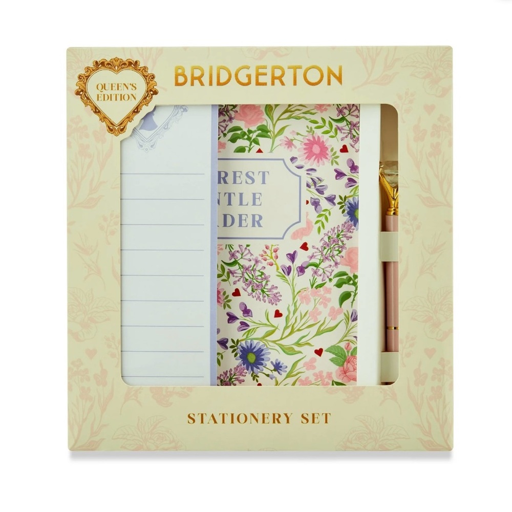 Bridgerton Queen’s Edition Stationery Set | NIB Gift Romantic Cottagecore